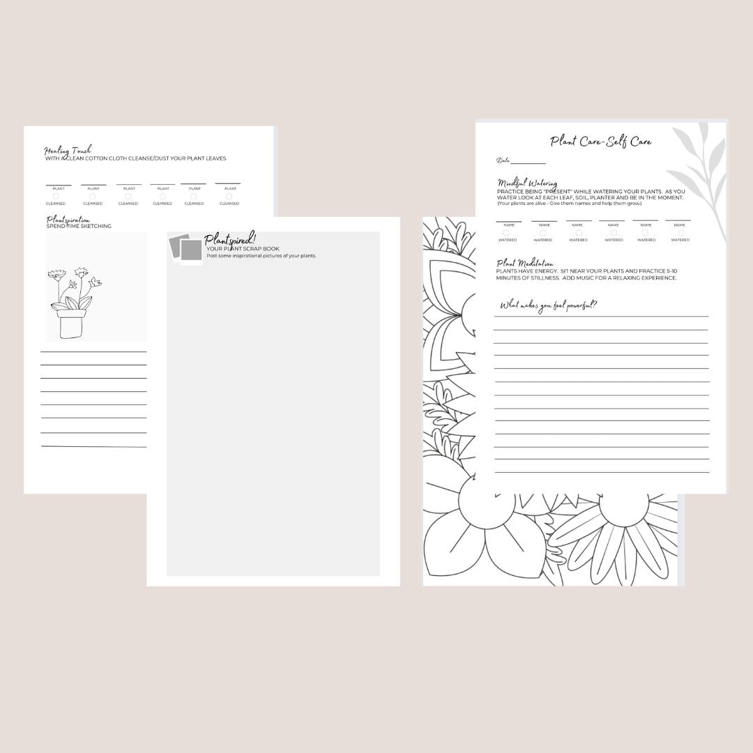 Bloom and Breath Plant & Mindfulness Journal - Pooka Pure and Simple