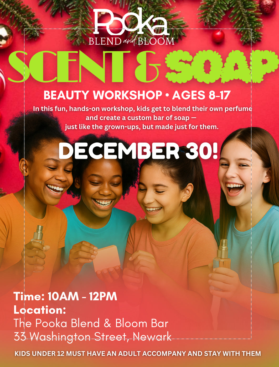 Scent & Soap Kids Workshop DECEMBER 30