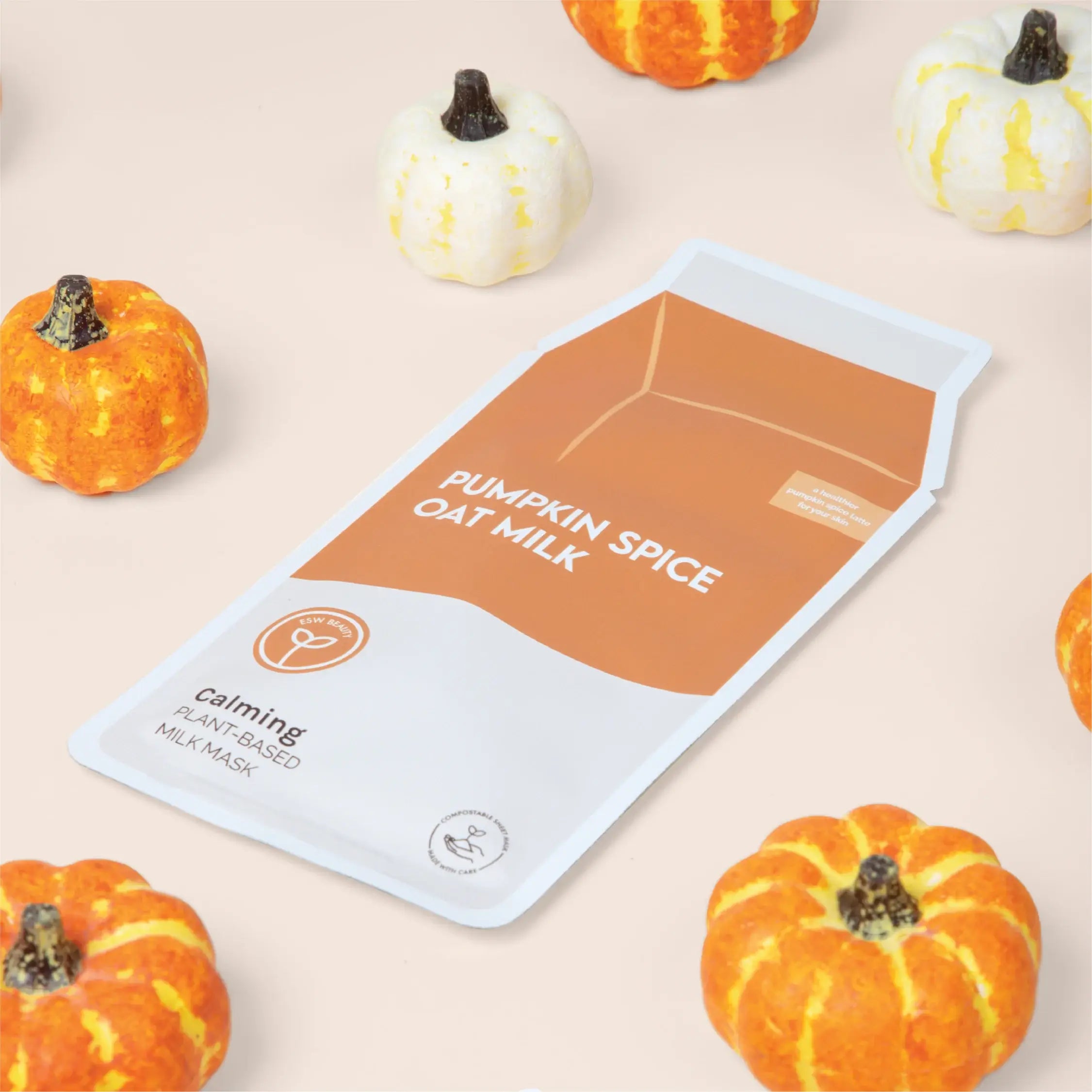 Pumpkin Spice Oat Milk Calming Plant-Based Milk Mask - Pooka Pure and Simple