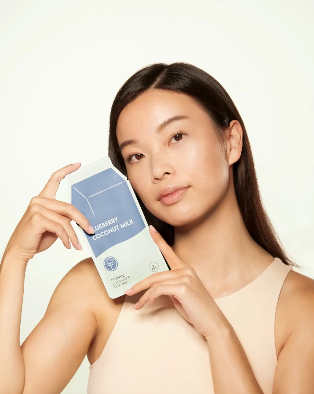 Blueberry Coconut Milk Firming Plant-Based Milk Sheet Mask - Pooka Pure and Simple