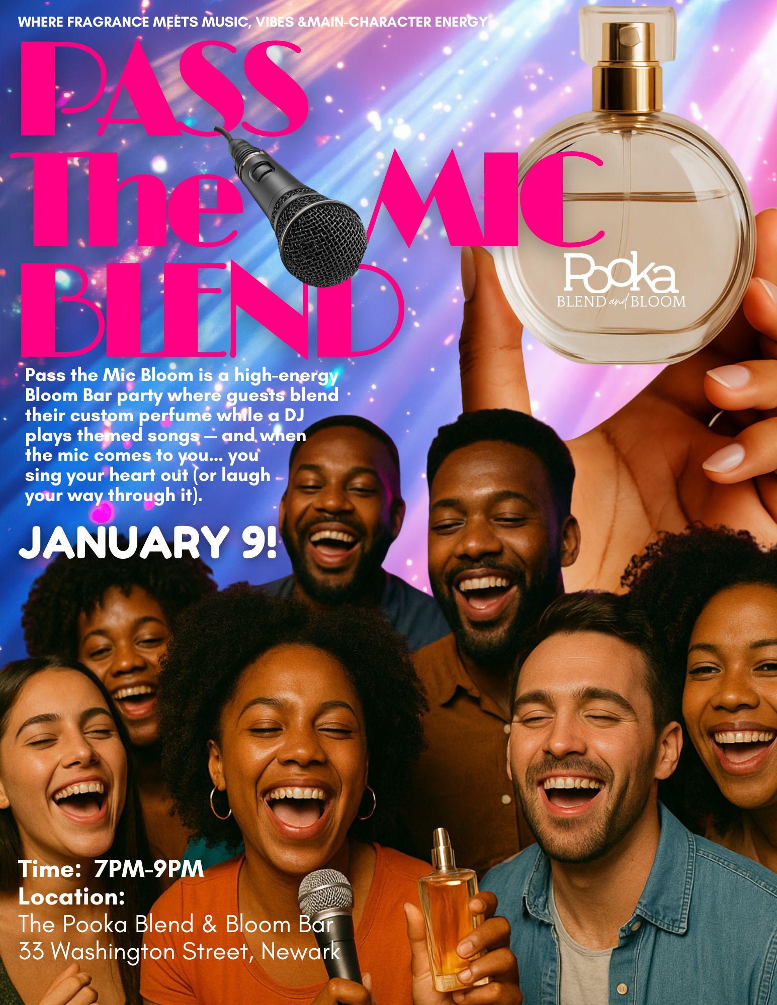 Blend & Bloom: Pass The Mic Edition - January 9 7pm-9pm