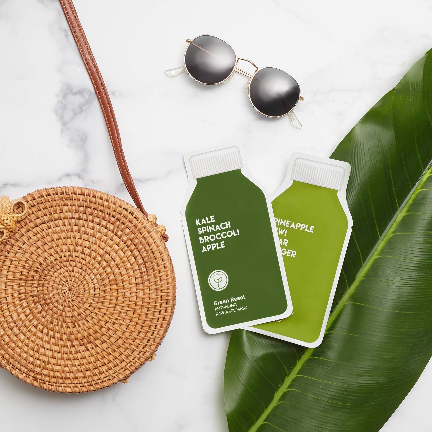 Green Reset Anti Aging Raw Juice Sheet Mask - Pooka Pure and Simple