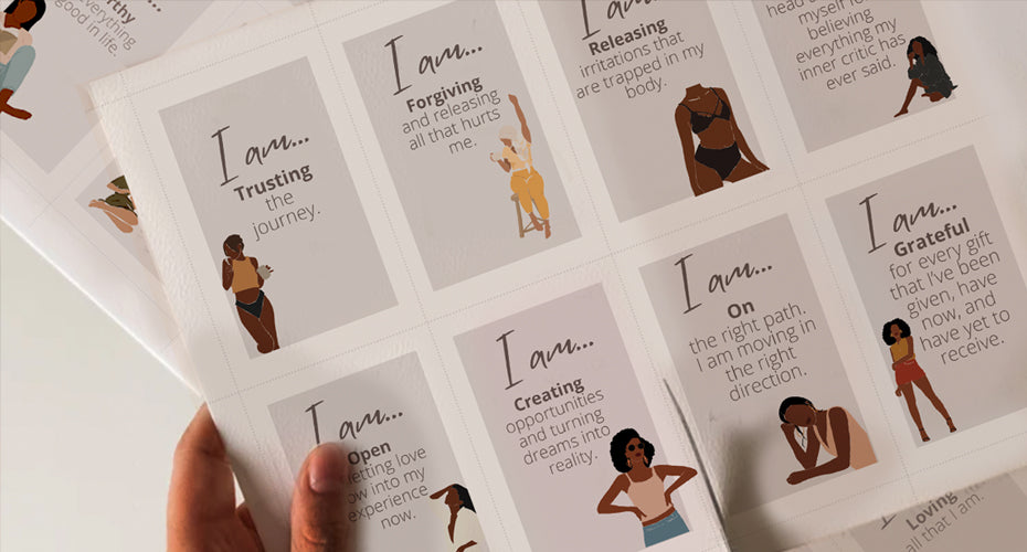 Self Love Affirmation Cards - Downloadable - Pooka Pure and Simple