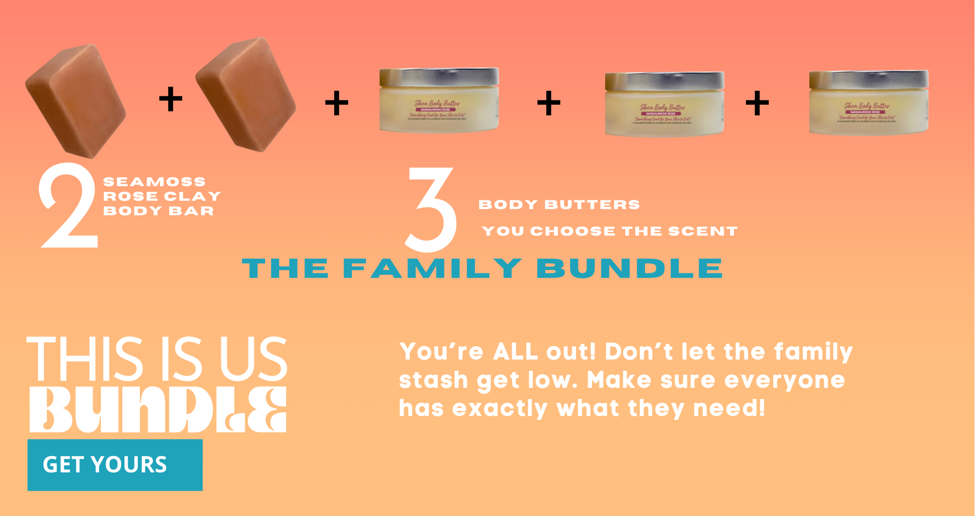 This is US Family Bundle - Pooka Pure and Simple